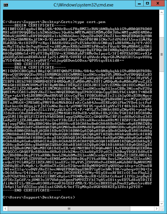 command line window