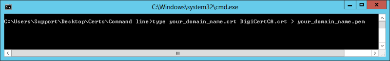command line window