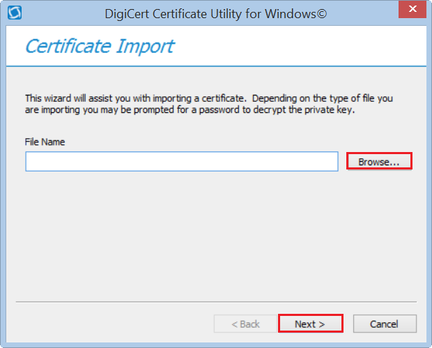 Import your_domain_com.cer