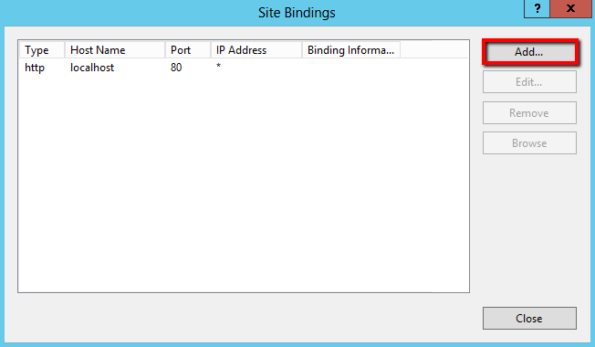 Site Bindings